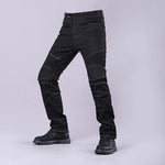 Carregue a imagem no visualizador da Galeria, New Four Seasons Motorcycle Slim Fit Elastic Cycling Pants Motorcycle Jeans Retro Fashion Jeans Racing Off Road Anti Drop Pants  Amaijoin
