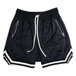 Carregue a imagem no visualizador da Galeria, Men&#39;s Fitness Joggers Casual Breathable Short Sports Basketball Shorts Mesh Quick Dry Gym Shorts for Male Pants Summer  Amaijoin
