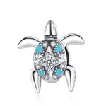 Load image into Gallery viewer, Octopus Dolphin Crab Starfish Turtle Shell Ocean Mermaid Scallops Anchor cruise ship Charms 925 Silver For Original Jewelry Gift  Amaijoin
