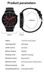 Carregue a imagem no visualizador da Galeria, Smart Watch Bear 1.43 AMOLED HD Chamadas Bluetooth  Amaijoin
