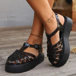 Carregue a imagem no visualizador da Galeria, 2024new Style Womens Sandals Summer Ladies Baotou Sandals Thick-soled Waterproof Casual Shoes Hollow Roman Beach Shoes for Women  Amaijoin
