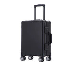 Carregue a imagem no visualizador da Galeria, Smooth 100% Aluminum Suitcase Spinner Carry-on Cabin Trolley Case 100 Aluminium Luggage  Amaijoin
