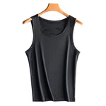 Carregue a imagem no visualizador da Galeria, Men Vest Ice Silk Quick-drying Bodybuilding Tank Fitness Muscle Mesh Breathable Sleeveless T-Shirts Casual Sport Tops Undershirt  Amaijoin
