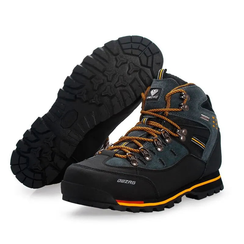 Hiking Shoes Men Outdoor Mountain Climbing Sneaker Mens Top Quality Fashion Casual Snow Boots  Amaijoin