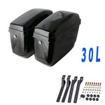 Load image into Gallery viewer, Motorcycle Hard Bags Universal Hard Trunk Box Saddle Bag Travel Luggage Bag for Suzuki for Kawasaki for Honda Shadow for Softail  Amaijoin
