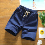 Carregue a imagem no visualizador da Galeria, Summer Capris Cotton Hemp Shorts Men&#39;s Thin Casual Loose Large Shorts  Amaijoin
