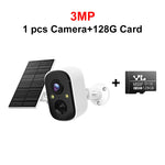 Load image into Gallery viewer, MISECU Tuya 3MP WIFI Security Battery Camera with Solar Panel Wireless Outdoor Human Detect Surveillance IP Camera Color Night  Amaijoin
