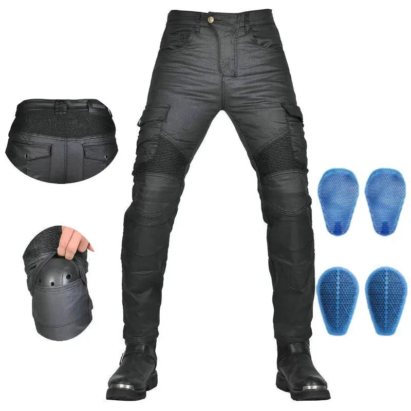 Volero Motorcycle Riding Protection Pants Motocross Pain-Coat Hard Surface Protective Jeans Knight Windproof Casual Trousers  Amaijoin