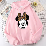 Carregue a imagem no visualizador da Galeria, Disney Mickey Mouse Printed Hoodie Minnie Pattern Women&#39;s Sweatshirt Loose Long Sleeve Pullover Y2K Autumn Fleece Men&#39;s Hoodie  Amaijoin
