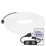 Carregue a imagem no visualizador da Galeria, WS2812B WS2811 DC5V Round Reticulate Pattern Neon LED Strip 50Leds/m 360 Degree Smart RGBIC Flexible  Silicone Light Tape IP67  Amaijoin
