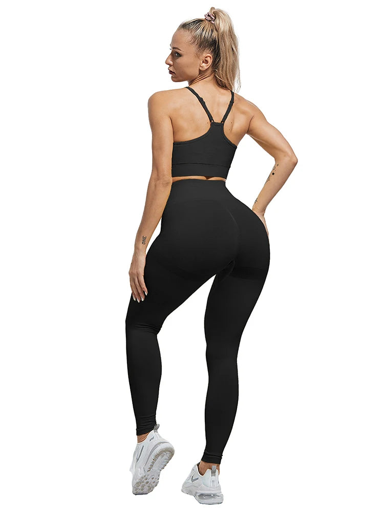 Women Leggings Bubble Butt Fitness Legging Slim High Waist Leggins Mujer Seamless Fitness Legging  Amaijoin