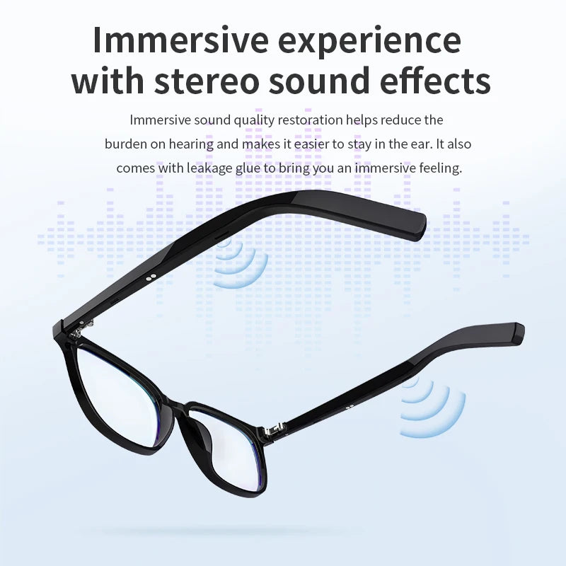 G05 Bluetooth Smart Glasses Voice Call Music Play Remote Control Camera Wireless Bluetooth Headset Waterproof For Men And Women  Amaijoin