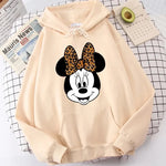 Carregue a imagem no visualizador da Galeria, Disney Mickey Mouse Printed Hoodie Minnie Pattern Women&#39;s Sweatshirt Loose Long Sleeve Pullover Y2K Autumn Fleece Men&#39;s Hoodie  Amaijoin
