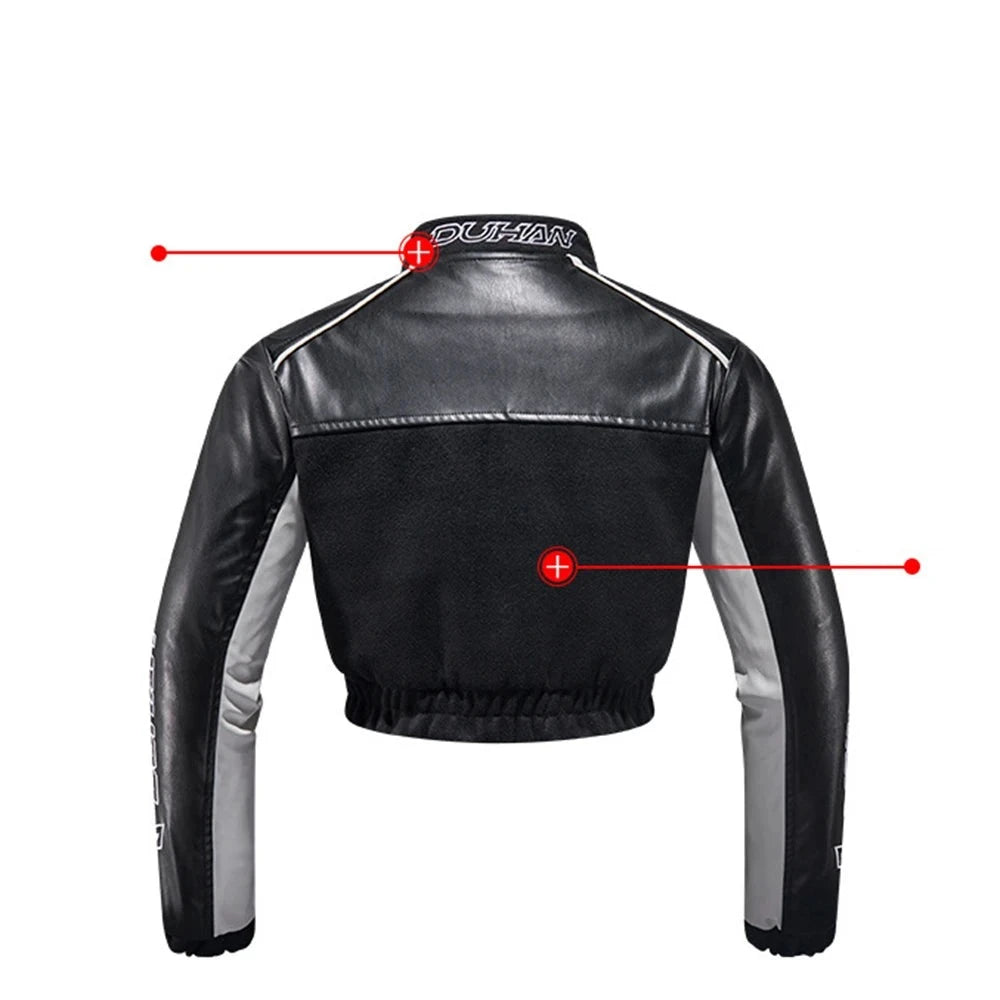 CE Protection Motorcycle Jacket Wear-resistant Motocross Clothing Anti-fall Motorcycle Equipment Women's Biker Jacket S-XL  Amaijoin