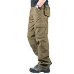 Load image into Gallery viewer, Tactical Cargo Pants Men Cotton Overalls Outdoor Work Trousers Big Size Hombre Clothing Camo Hiking Pants  Amaijoin
