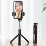 Carregue a imagem no visualizador da Galeria, FANGTUOSI NEW Portable Bluetooth Wireless Selfie Stick Tripod With Bluetooth shutter For Huawei iPhone Xiaomi Smartphone  Amaijoin
