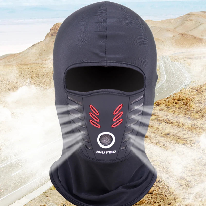 Summer Winter Warm Fleece Motorcycle Face Mask Anti-dust Windproof Full Face Cover breathable Hat Neck Helmet Mask Balaclavas  Amaijoin