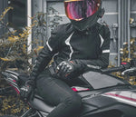 Carregue a imagem no visualizador da Galeria, Motowolf Motorcycle Women Rider Riding Jacket Four Seasons Breathable Mesh Riding Suit Anti Drop Builtin With CE Protector  Amaijoin
