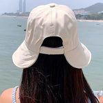 Carregue a imagem no visualizador da Galeria, Bucket Hat Women Foldable Sunshade Sun Hats For Women Ladies Korean Fishing Hat Fisherman Cap Adjustable Rope Gorro Sunhat  Amaijoin
