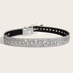 Carregue a imagem no visualizador da Galeria, Y2K Rhinestone Belt For Women Men Designer Punk Star Hole Waist Strap Gothic Female Girl Jeans Decoration Waistband  Amaijoin
