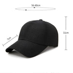 Carregue a imagem no visualizador da Galeria, 2023 New Summer Men Women Snapback Quick Dry Mesh Baseball Cap Sun Hat Bone Breathable Hats Adjustable outdoor hat  Amaijoin
