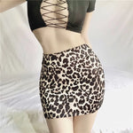 Load image into Gallery viewer, Tight Party See Through Skirts Micro Mini High Waist Skirts Sexy Leopard Snake pattern Skirts Casual Package Hip Short Skirts  Amaijoin
