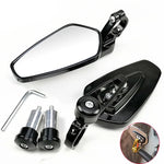 Carregue a imagem no visualizador da Galeria, EAFC 1 Pair 7/8&quot; 22mm  Motorcycle Rearview Mirrors Universal Scooter Bar End Handlebar Mirror Rear View Mirror Accessories  Amaijoin
