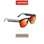 Carregue a imagem no visualizador da Galeria, Lenovo Lecoo C8 Lite Smart Glasses Headset Wireless Bluetooth 5.0 Sunglasses Outdoor Sport Earbuds HiFi Stereo Music Earphones  Amaijoin
