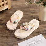 Carregue a imagem no visualizador da Galeria, 2024 Fashion Women Flip Flops Summer Beach Platform Slippers Casual Outside Wedges Sandals Summer Women Shoes  Amaijoin
