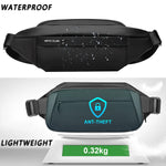 Carregue a imagem no visualizador da Galeria, Waterproof Chest Bag, Solid Men&#39;s Crossbody Bag, Daily Phone Shoulder Bag, Travel Sports Sling Bag, Trend Men Fanny Pack  Amaijoin
