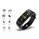 Carregue a imagem no visualizador da Galeria, Smart Watch Men Women Bluetooth Step Counting Sports Tracker Sleep Monitoring Heart Rate Blood Pressure Fitness Tracker Bracelet  Amaijoin
