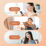 Carregue a imagem no visualizador da Galeria, Foreverlily Eye Massager Relieves Eye Fatigue Eyes Massage Glasses Eye Fatigue Relief Massager Under-Eye Glasses Massager  Amaijoin
