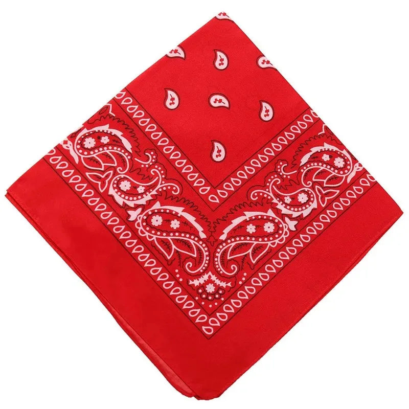 Fashion Bohemian Print Bandana Hair Bands for Women Girls Turban Headband Unisex Square Scarf Handkerchief Hair Accessories  Amaijoin