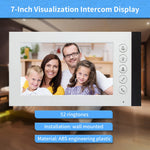 Carregue a imagem no visualizador da Galeria, AnjieloSmart 7 Inch Wired Video Door Phone Home Intercom for Apartment Street Doorbell Camera Call Panel Unlock Talk Waterproof  Amaijoin
