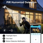 Carregue a imagem no visualizador da Galeria, 5MP Smart Surveillance Built In Battery WiFi Camera PIR Motion Detection Outdoor Waterproof CCTV Security Protection Camcorder  Amaijoin
