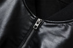 Carregue a imagem no visualizador da Galeria, ZVRI Women&#39;s 2024 new vintage imitation leather bomber jacket coat top women&#39;s style  Amaijoin
