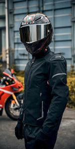 Carregue a imagem no visualizador da Galeria, Motocross Jacket Motorcycle Jackets Reflective Men&#39;s Moto Jacket Wear-resistant Clothes Anti-fall Motorcycle Equipment Winter  Amaijoin
