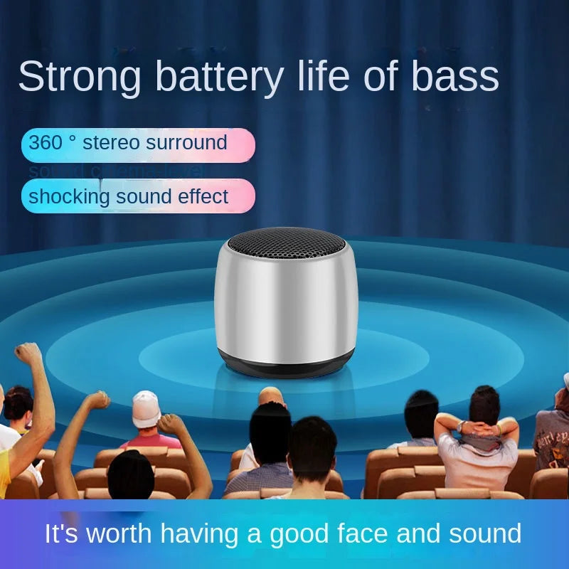 COOMAER New Arrival Small Wireless Bluetooth Portable Speaker Mini Mobile Phone Subwoofer 34mm Outdoor Portable Audio Soundbuds  Amaijoin