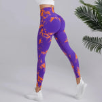 Carregue a imagem no visualizador da Galeria, New 3D Print Tie Dye Sports Pants Women Seamless  Leggings High Waist Fitness Push Up Leggings Gym Clothing Workout Tights  Amaijoin
