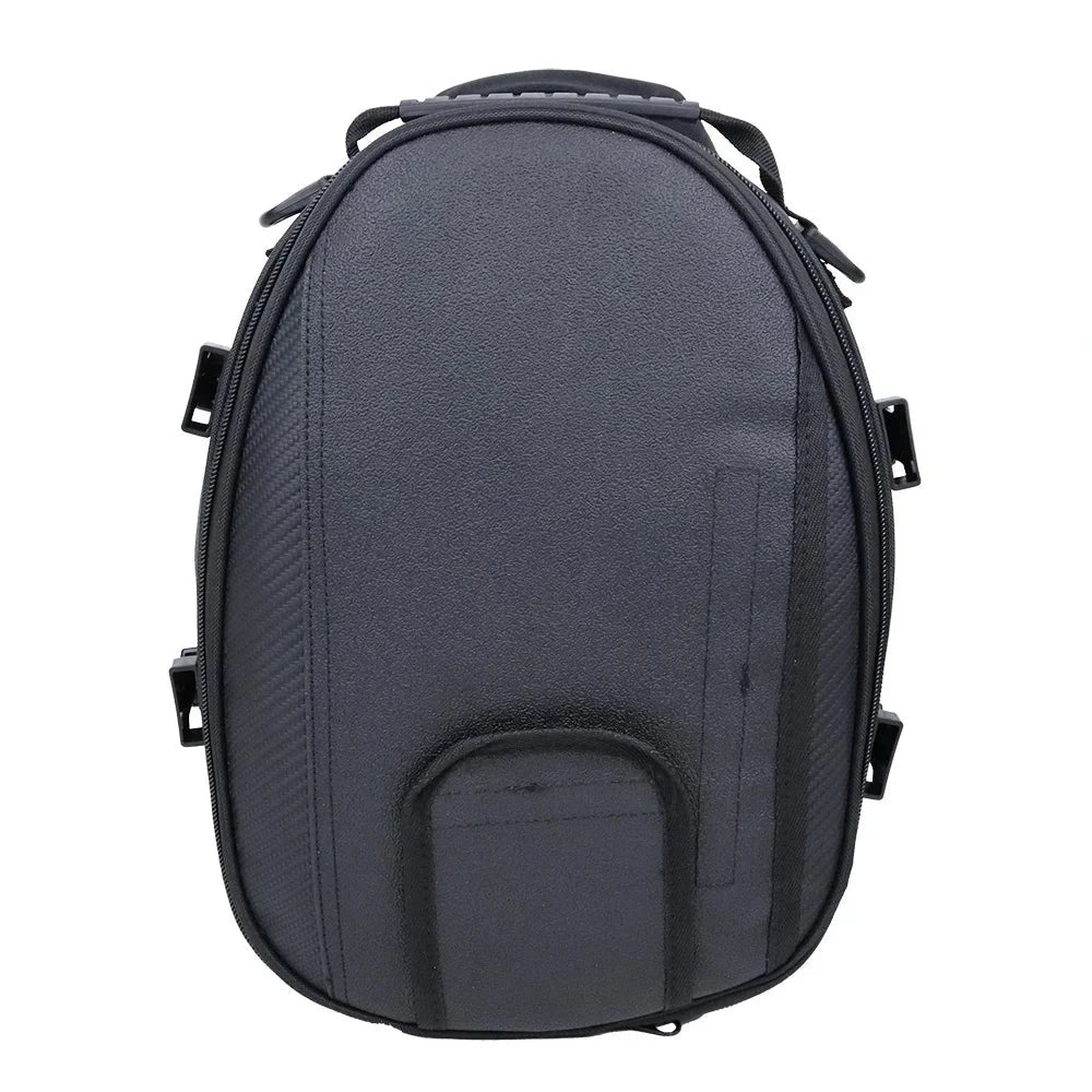 Motorcycle Tail Bag Black Motorbike Waterproof Tail Travel Rider Luggage Rear Back Seat Bag Large Capacity Saddle Bag  Amaijoin