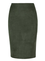 Carregue a imagem no visualizador da Galeria, Sexy Multi Color Suede Midi Pencil Skirt Women Fashion Elastic High Waist Office Lady Bodycon Skirts Saias  Amaijoin
