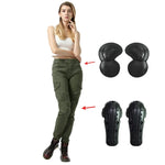 Carregue a imagem no visualizador da Galeria, Women Motorcycle Pants Four Seasons Locomotive Jeans Wearable Motocross Pants Moto Motorbiker Biker Riding Pants Pantalon Moto  Amaijoin
