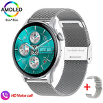 Carregue a imagem no visualizador da Galeria, 2024 Smartwatch Women 466*466 AMOLED 1.43&quot; HD Screen Always Display Time Bluetooth Call IP67 Waterproof Sports Smart Watch Men  Amaijoin
