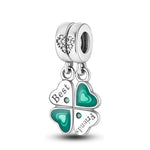 Carregue a imagem no visualizador da Galeria, Double Layered Pendant Series 925 Sterling Silver Love Family Friendship Pet Pendant Fit Pandora Bracelet Boutique Jewelry Gifts  Amaijoin
