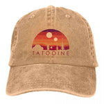 Load image into Gallery viewer, Washed Men&#39;s Baseball Cap RETRO EST Trucker Snapback Cowboy Caps Dad Hat Tatooine All Seasons Travel Adjustable Hats  Amaijoin
