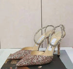 Carregue a imagem no visualizador da Galeria, Sapatos de Salto Alto Bridal Cristal  Amaijoin
