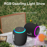 Carregue a imagem no visualizador da Galeria, BMTL 15W Mini Rainbow II Bluetooth Speaker Portable Wireless Column HIFI Lossless Sound Quality Stereo Subwoofer Loudspeaker  Amaijoin
