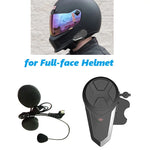 Carregue a imagem no visualizador da Galeria, BT-S3NS Motorcycle Helmet Bluetooth-Compatible Headset Intercom Communication Interphone MP3 GPS Waterproof Intercomunicador  Amaijoin
