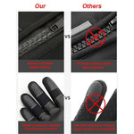 Carregue a imagem no visualizador da Galeria, 1 Pairs Winter Gloves Mens Touchscreen Non-Slip Unisex Waterproof Windproof Warm Cycling Cold Gloves Fashion Zipper Sports Glove  Amaijoin
