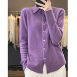 Carregue a imagem no visualizador da Galeria, 2023 Autumn and Winter Women&#39;s cardigan Women&#39;s cashmere sweater Women&#39;s sweater Fashion cardigan Women&#39;s coat  Amaijoin
